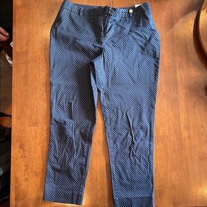 Women’s Anne Klein Blue Polka Dot Pants
